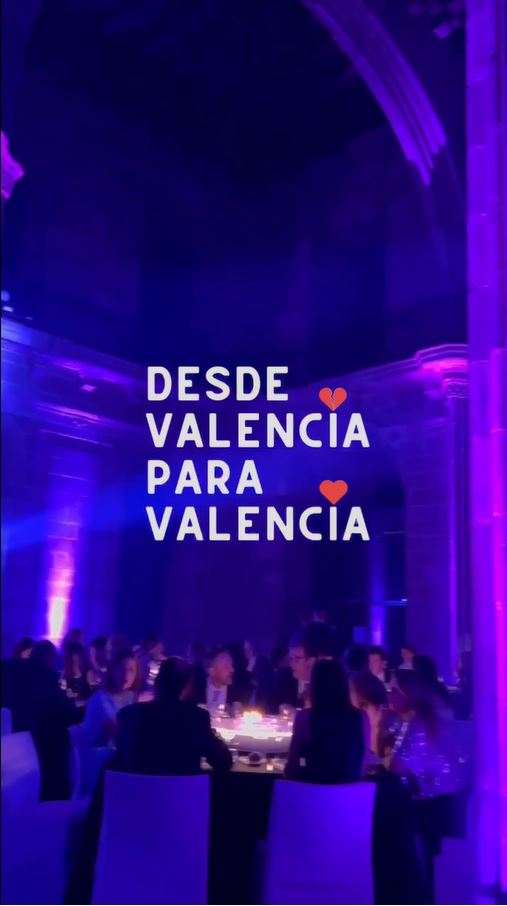 Cenas solidarias por Valencia